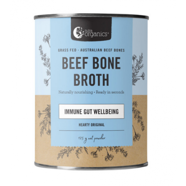 N Organics Bone Broth Beef Hearty Original 125g